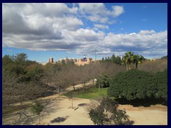 View from Pont del Real over Turia Gardens